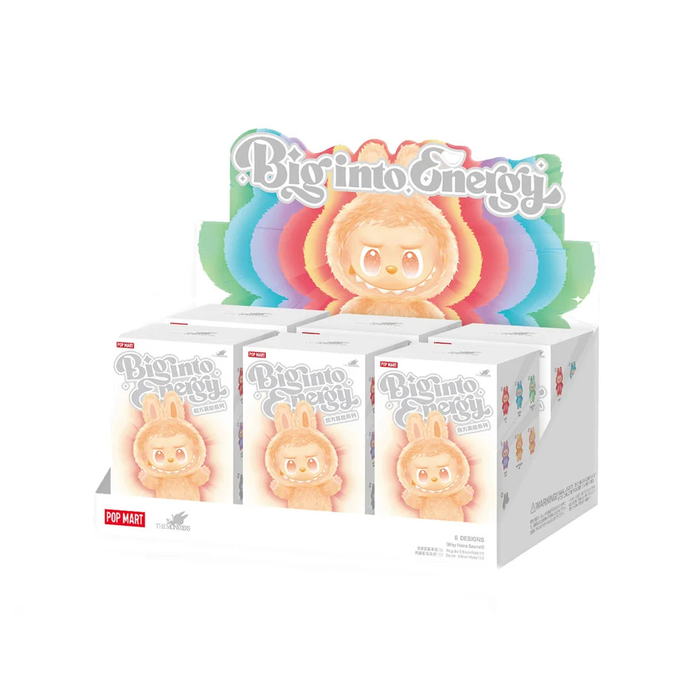 THE MONSTERS Big into Energy Vinyl Plush Pendant Blind Box – Single Box, Full Set or Choose Your Figure