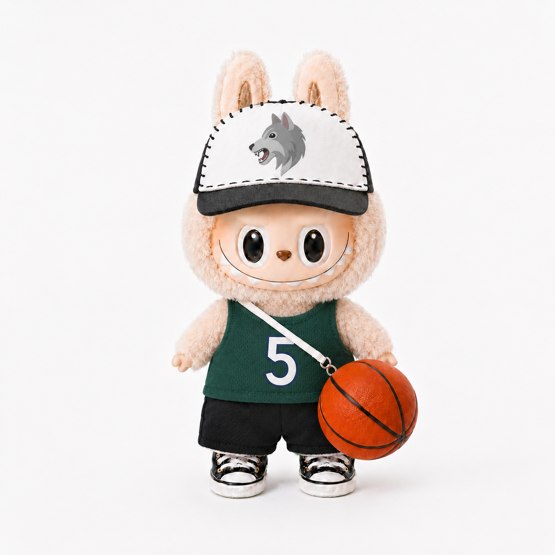 Labubu Wolf #5 ANT Basketball Outfit Set