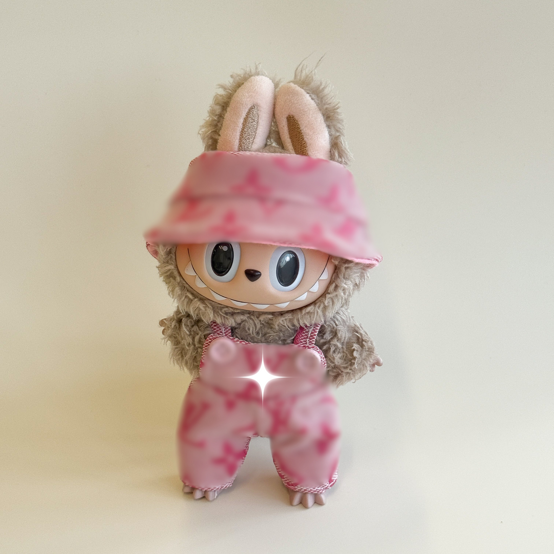ラブブ ラグジュアリー ピンクデニムセット – モノグラムエディション