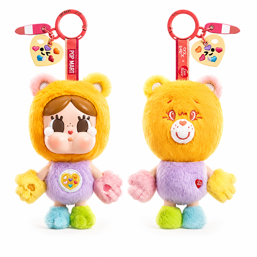 CRYBABY × Care Bears Series Vinyl Plush Pendant Blind Box (Pre-Order) – Single Box, Full Set or Choose Your Figure