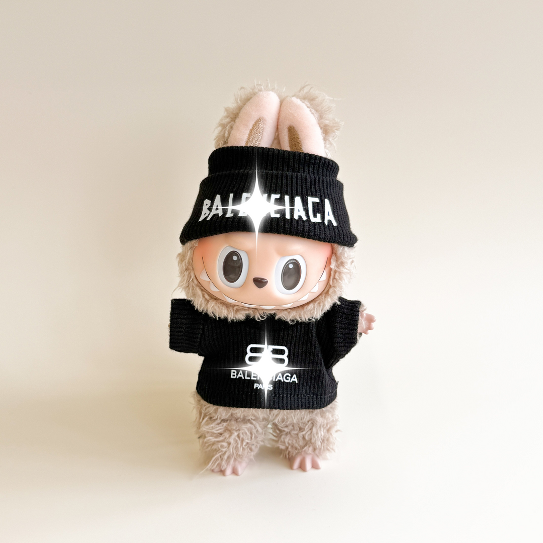 Labubu Designer Winter Set – Collector Edition – Labubu plush doll outfit handmade kawaii Pop Mart collectible accessory