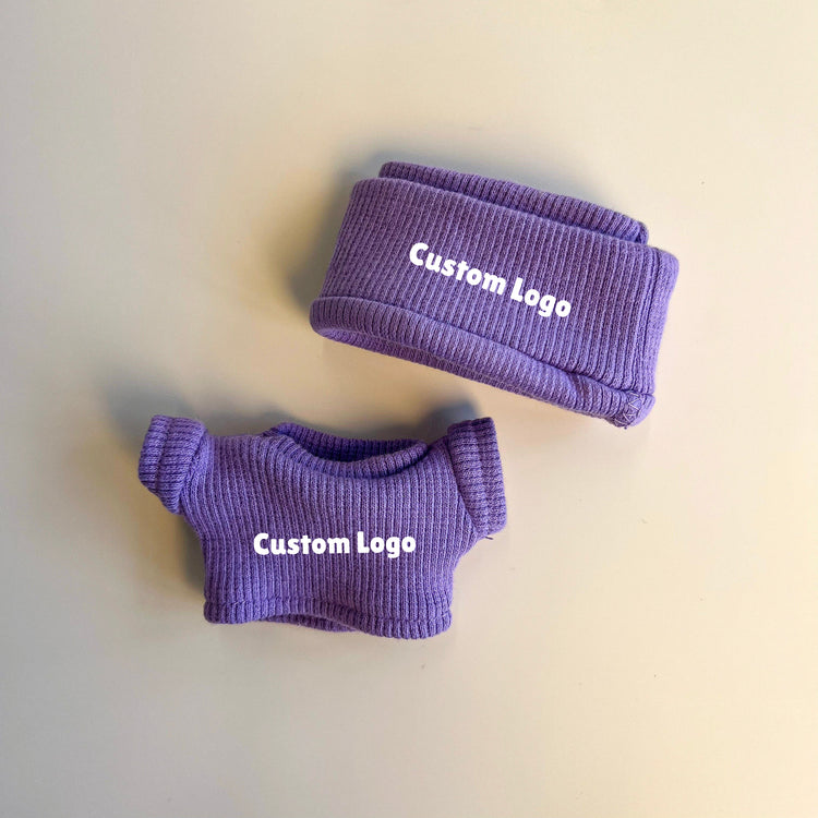 Labubu Custom Logo Outfit – Beanie & Sweater Set (Multiple Colors) alternate view 16 – Lizzie & Friends