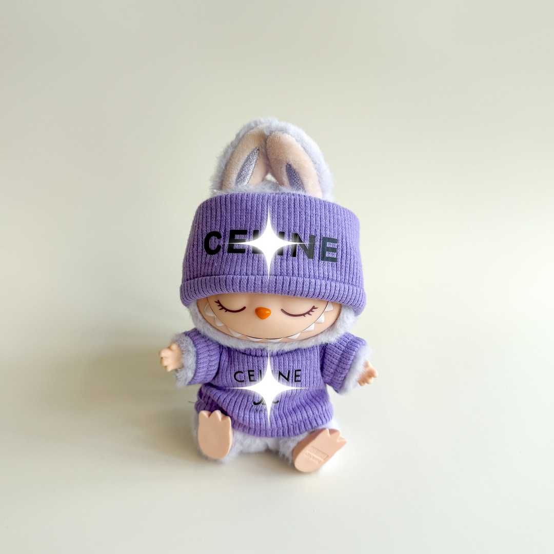 Labubu Signature Knitwear Set – Logo Edition