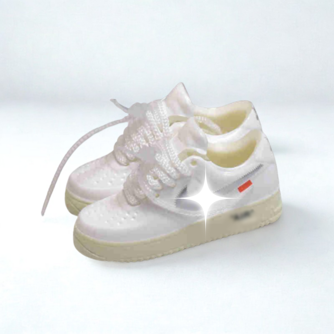 Labubu Classic Street Low-Top Inspired Miniature Sneakers flat lay product shot – Lizzie & Friends