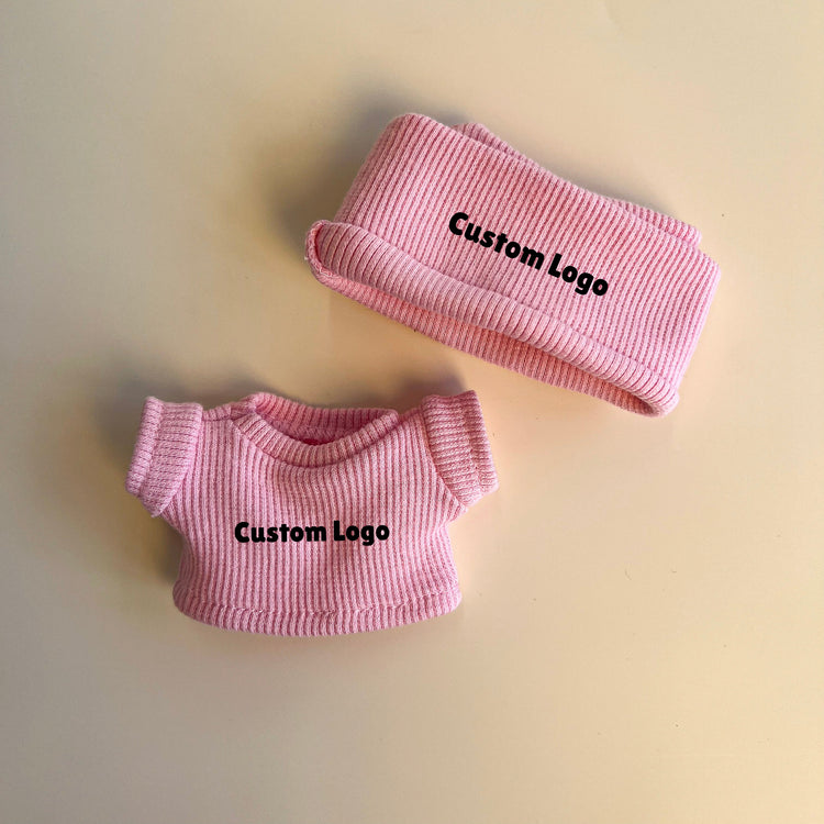 Labubu Custom Logo Outfit – Beanie & Sweater Set (Multiple Colors) alternate view 10 – Lizzie & Friends