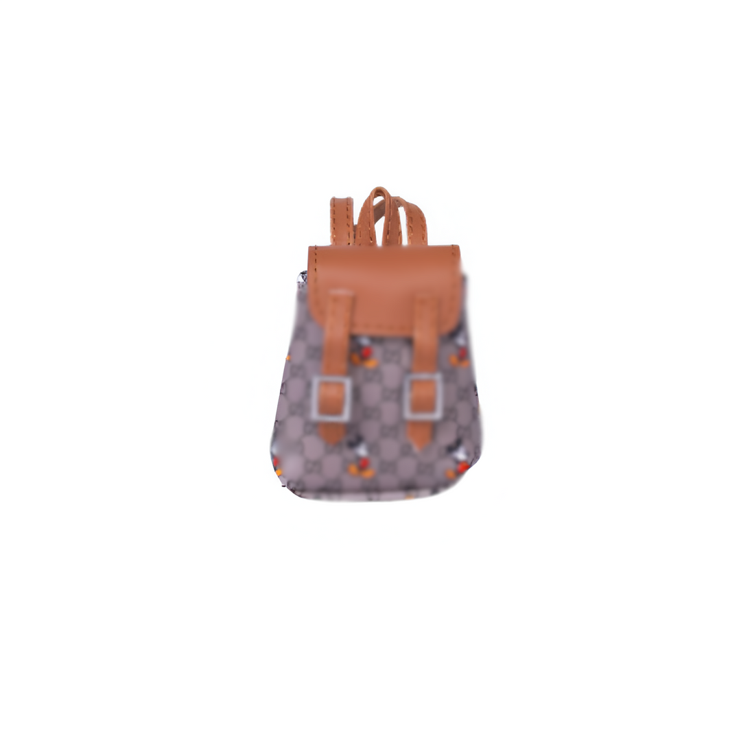 Labubu Mini Backpack – Cartoon Monogram Edition