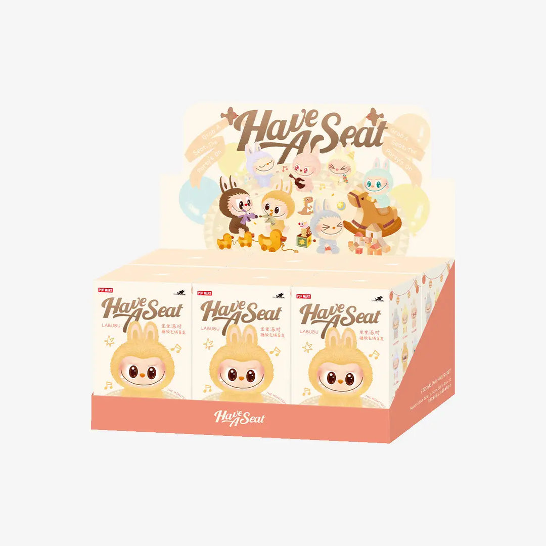THE MONSTERS Have a Seat Vinyl Plush Blind Box – Single Box, Full Set or Choose Your Figure