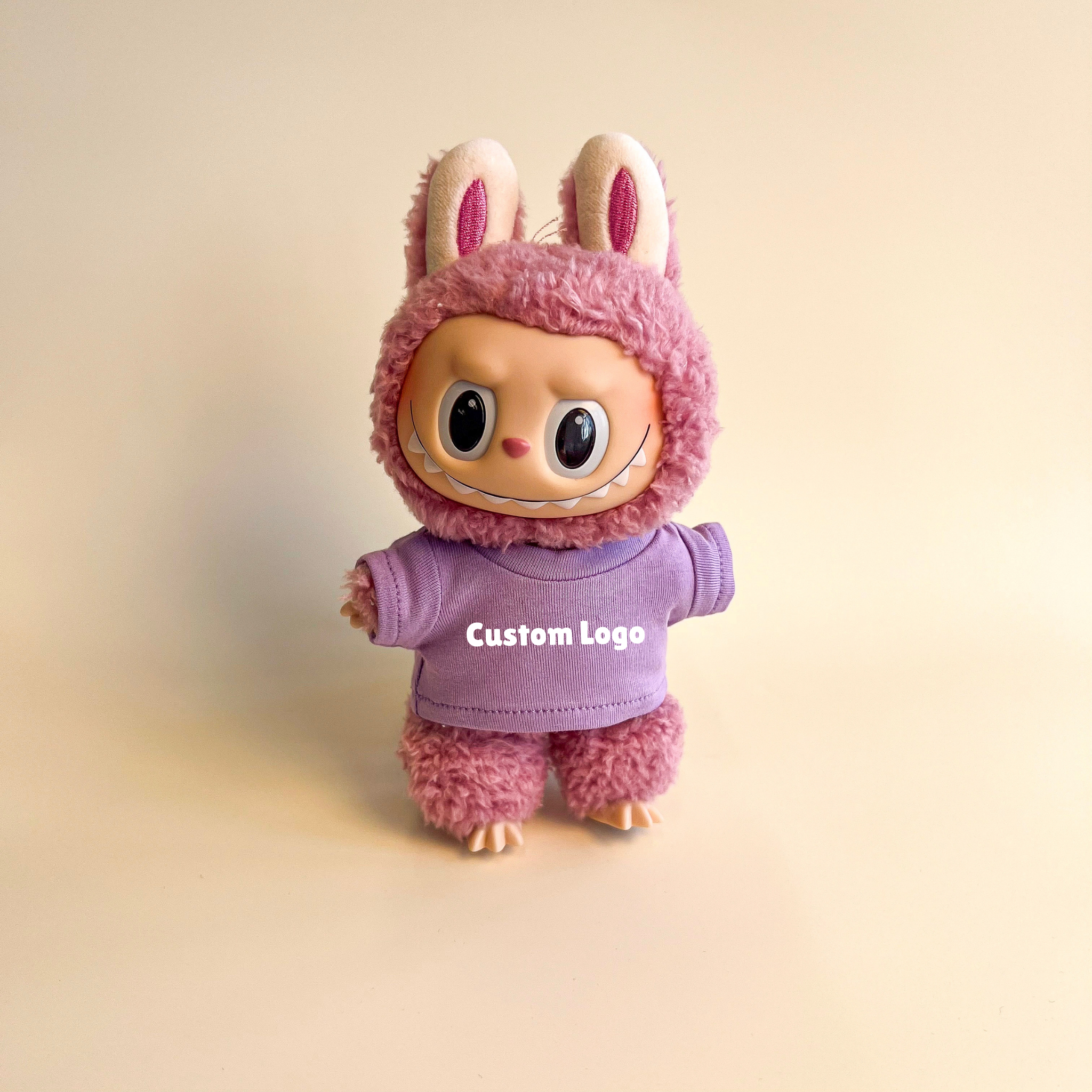 Labubu Custom Logo T-Shirt – Multiple Colors size comparison – Lizzie & Friends