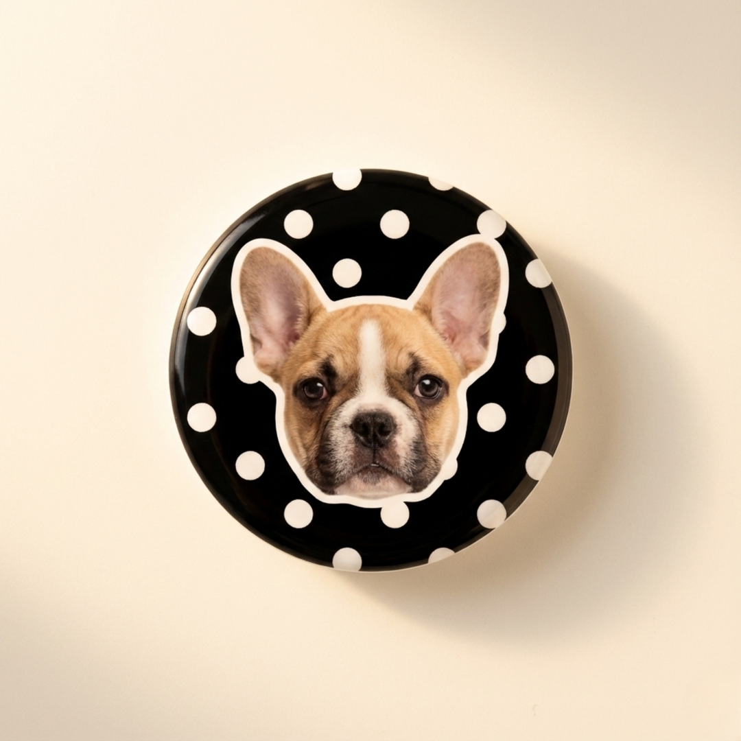 Custom Pet Photo Acrylic Magnetic Phone Grip lifestyle display – Lizzie & Friends