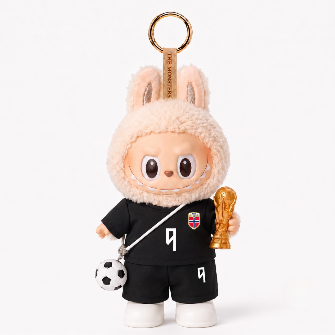 Labubu Norway Haaland #9 Football Outfit Set