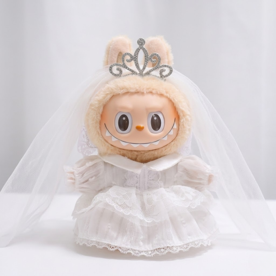 Labubu Dark Moors Gothic Bride Outfit Set