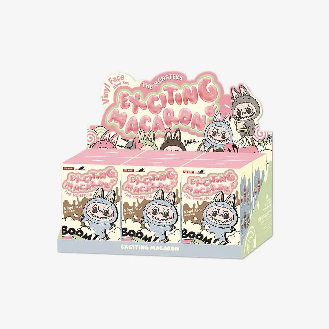 THE MONSTERS Exciting Macaron Vinyl Face Blind Box – Single Box, Full Set or Choose Your Figure