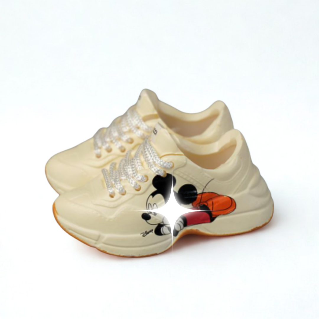 Labubu Heritage Character Trainers – Cream with Cartoon Motif