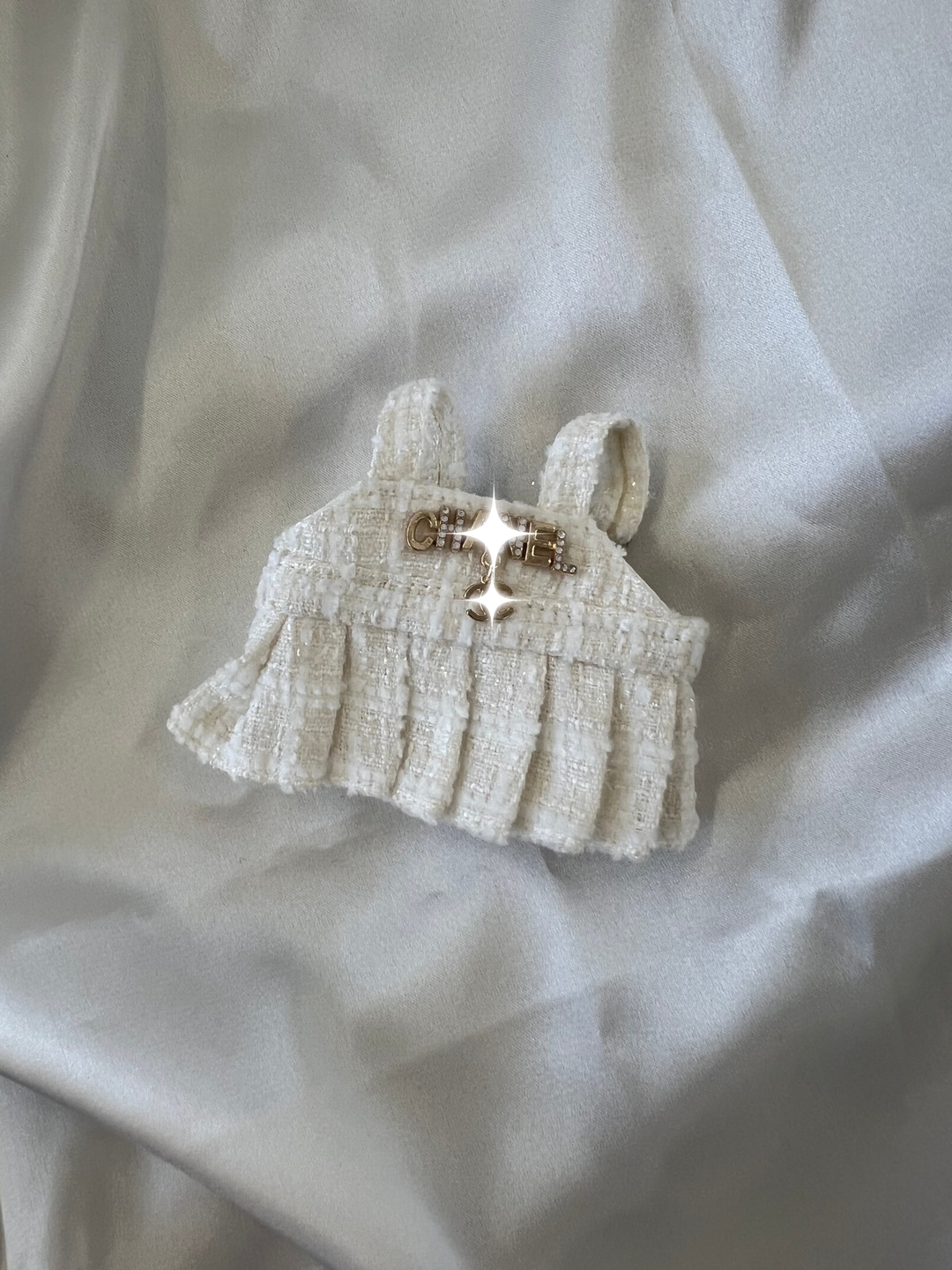 Labubu アイボリーツイードドレスセット