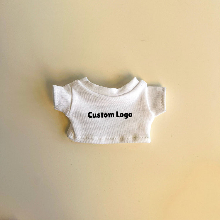 Labubu Custom Logo T-Shirt – Multiple Colors close-up detail shot – Lizzie & Friends
