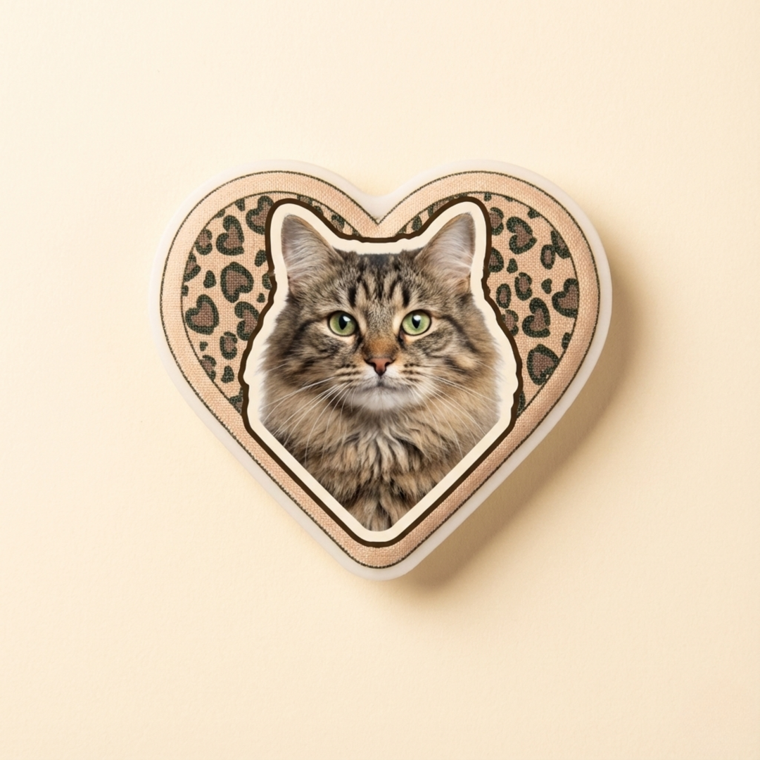 Custom Pet Photo Acrylic Magnetic Phone Grip alternate variant – Lizzie & Friends
