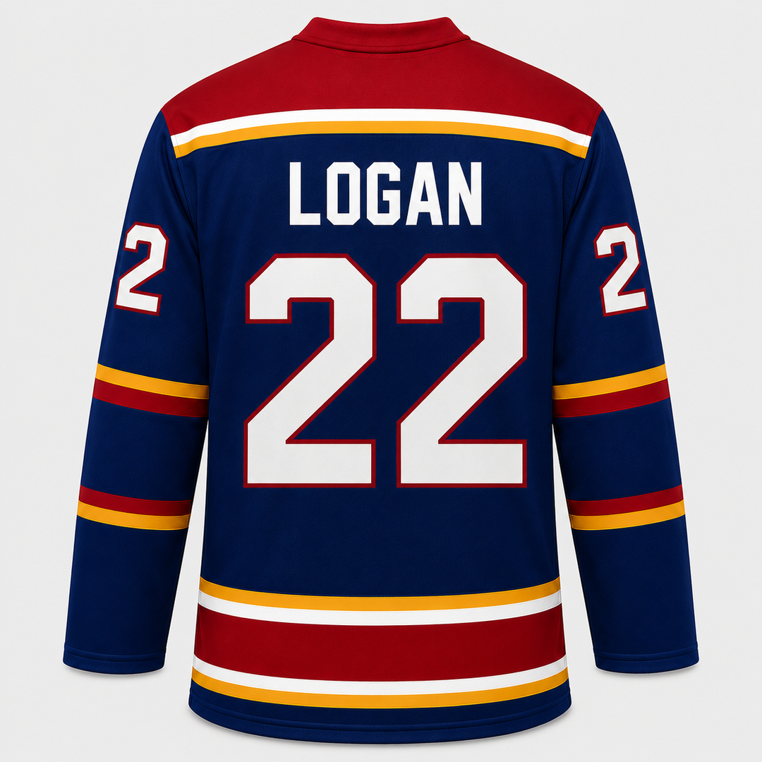 Briar No. 22 Hockey Blue Jersey - Fan Edition