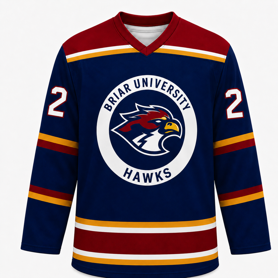 Briar No. 22 Hockey Blue Jersey - Fan Edition