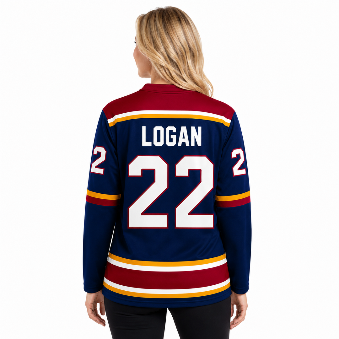 Briar No. 22 Hockey Blue Jersey - Fan Edition