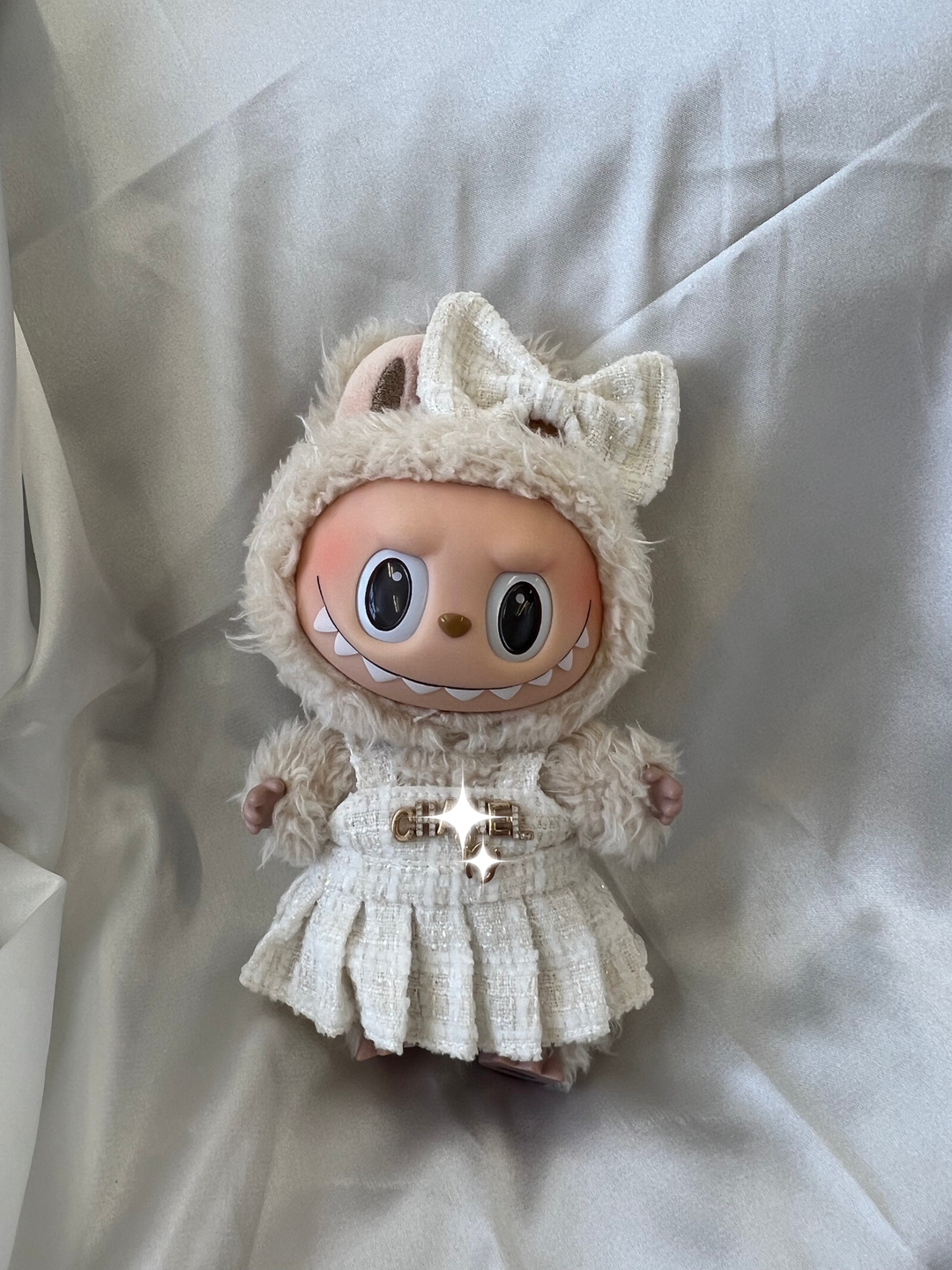 Labubu アイボリーツイードドレスセット