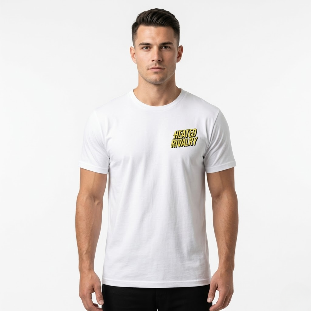 プロホッケー 「Heated Rivalry」 シグネチャー・ドゥードル Tシャツ