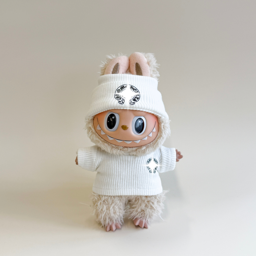 Labubu Signature Emblem Knit Outfit Set