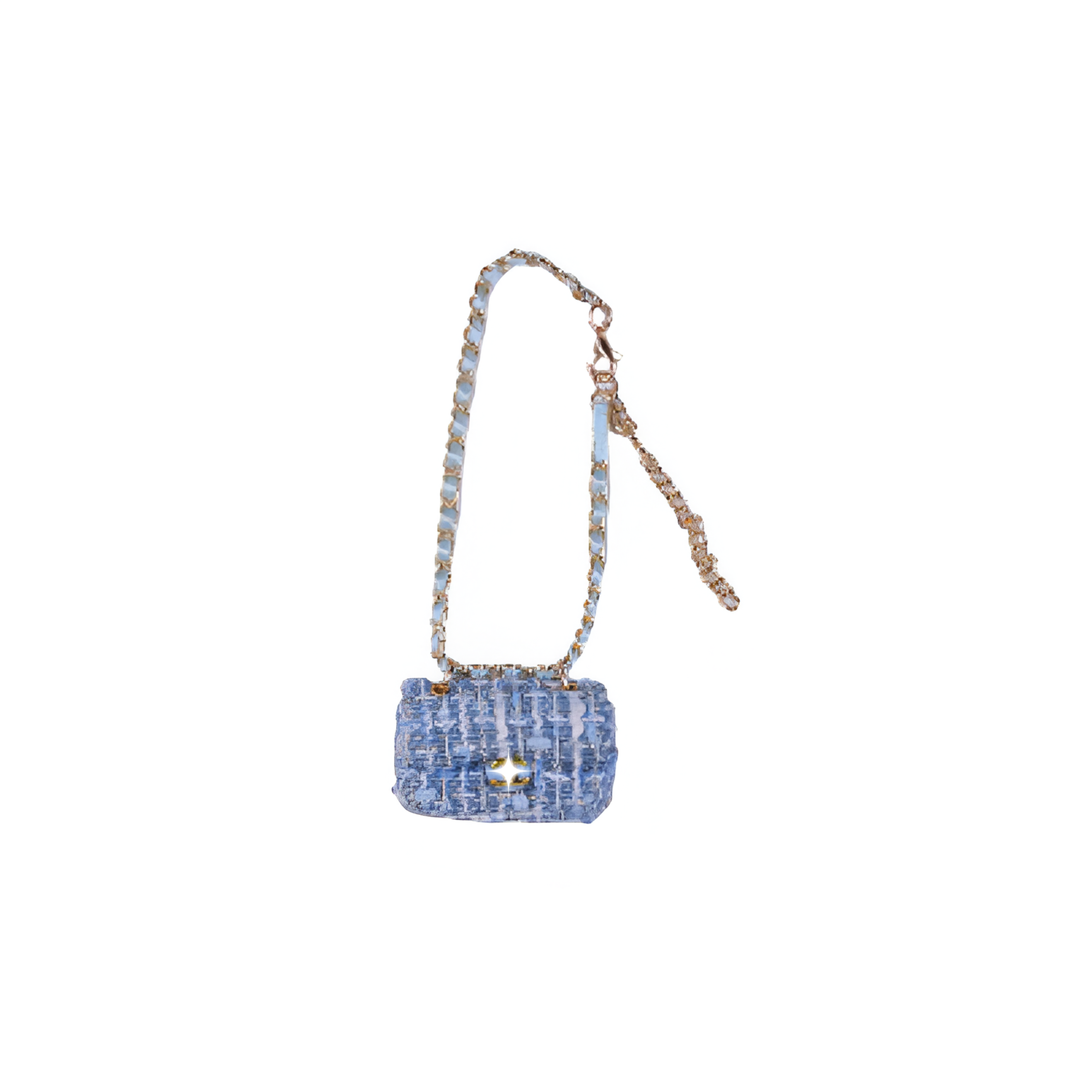 Labubu Miniature Tweed Flap Bag Collection (Multi‑Color)