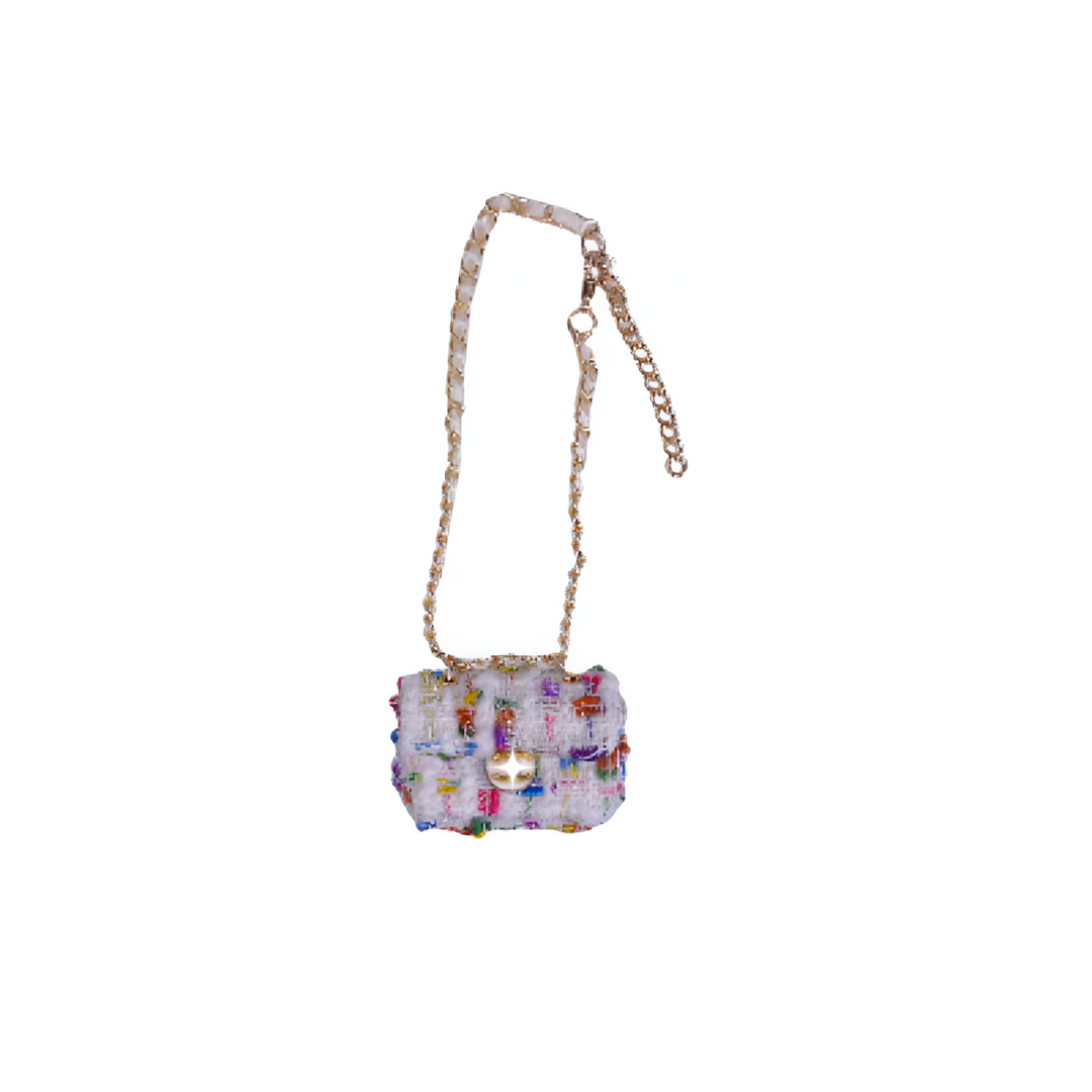 Labubu Miniature Tweed Flap Bag Collection (Multi‑Color)