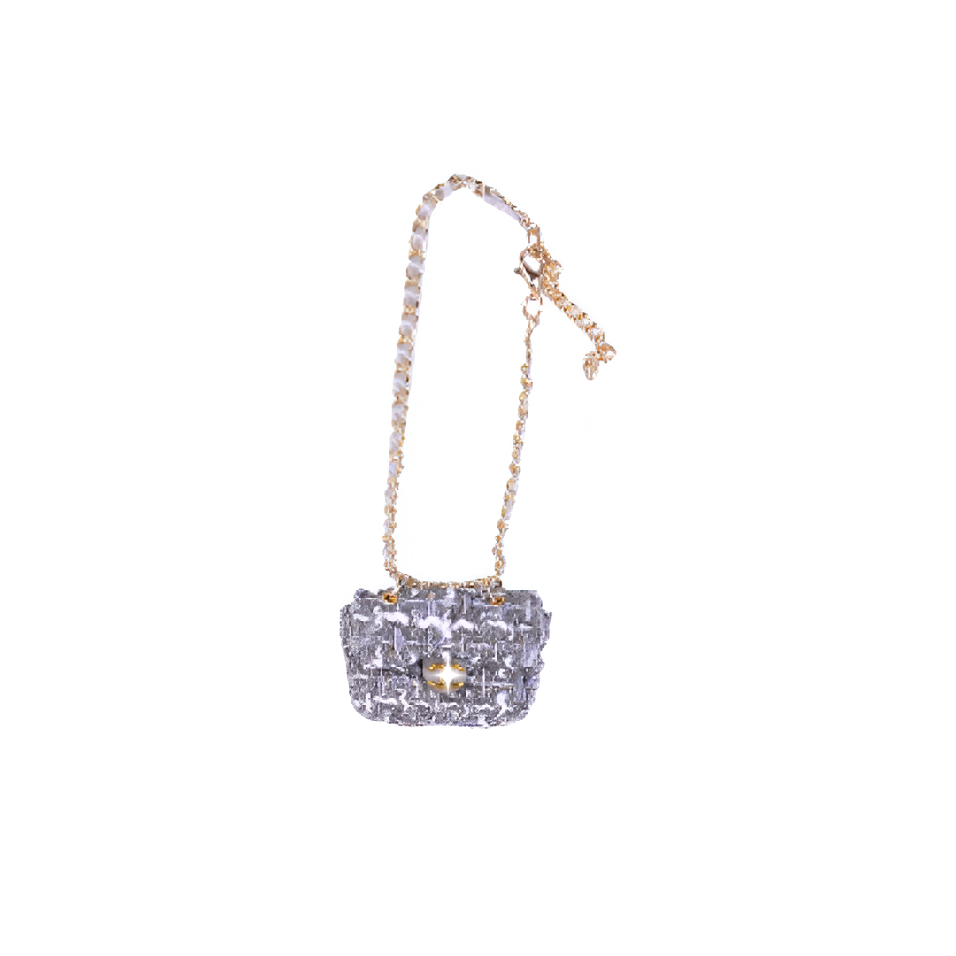 Labubu Miniature Tweed Flap Bag Collection (Multi‑Color)