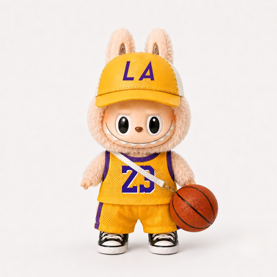 Labubu LA #23 LeKING Basketball Outfit Set