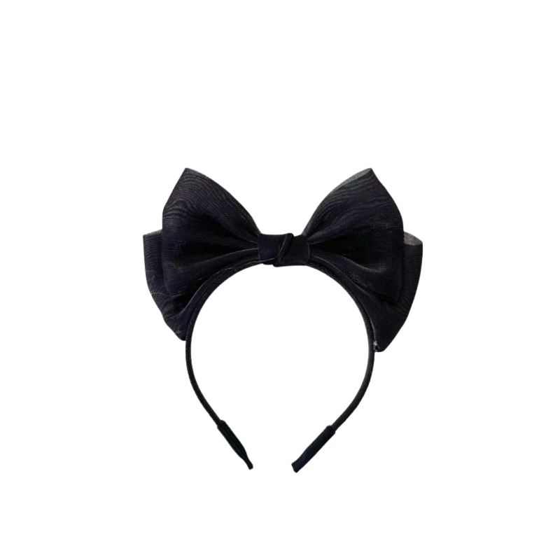 Labubu Bow Headband - Elegant Accessory back view detail – Lizzie & Friends
