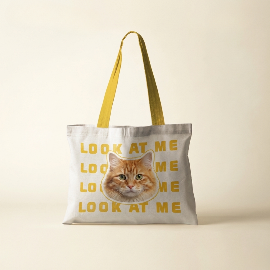 Purrfect Prints – Custom Cat Canvas Tote Bag Collection – canvas tote bag fan merch reusable book lover gift