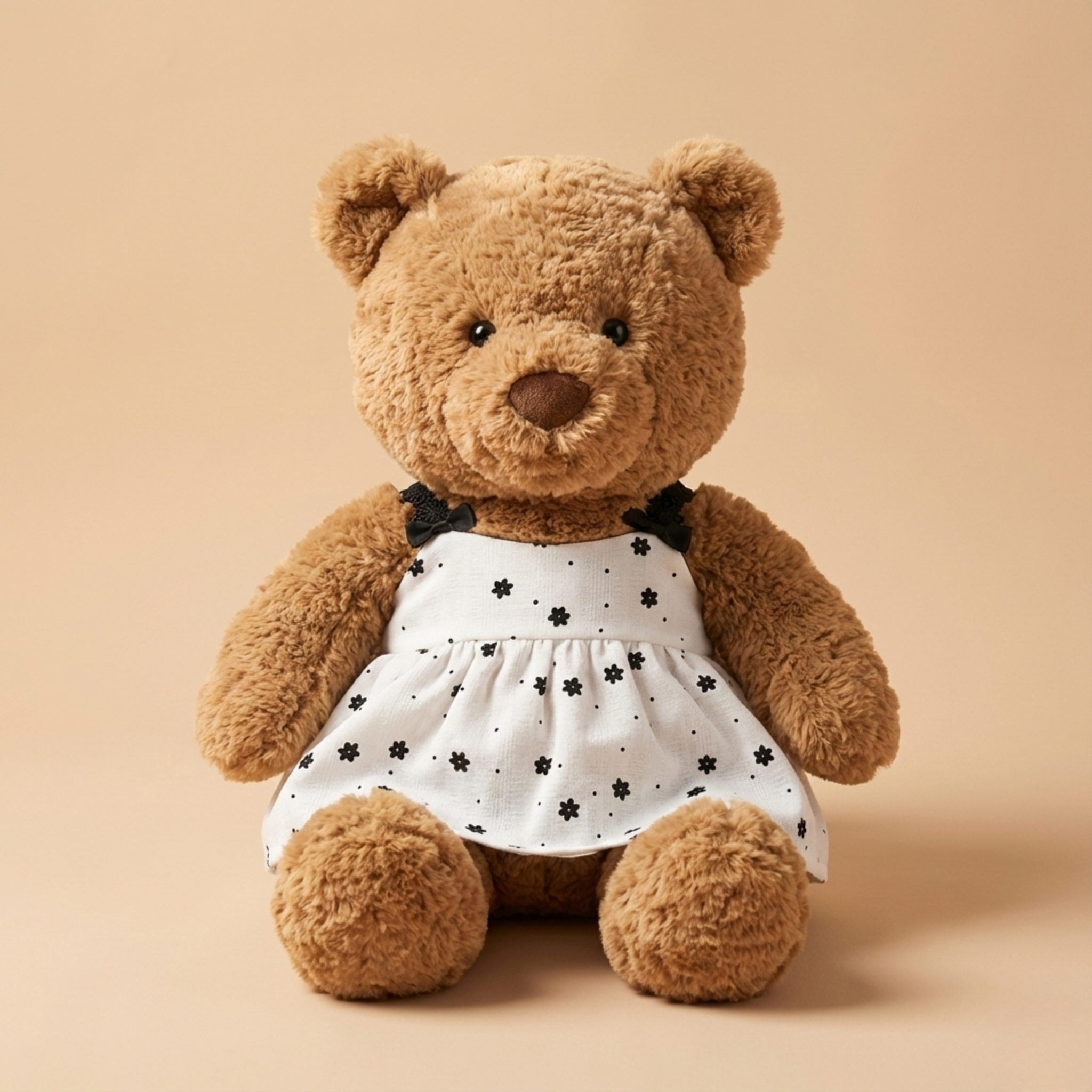 Jellycat Daisy Apron Dress Outfit (For 47 cm Plush) – Jellycat plush stuffed animal outfit handmade doll clothes accessory