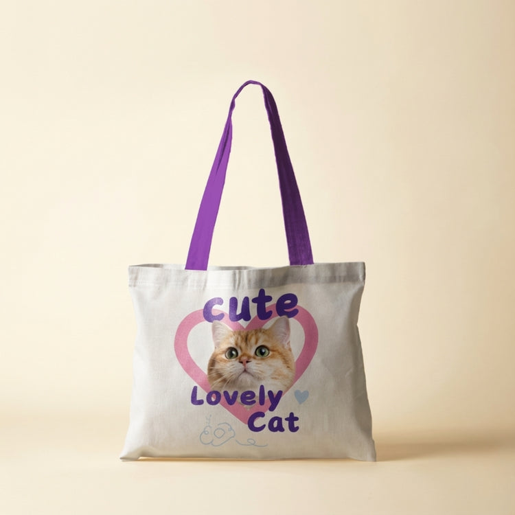 Purrfect Prints – Custom Cat Canvas Tote Bag Collection packaging included – Lizzie & Friends