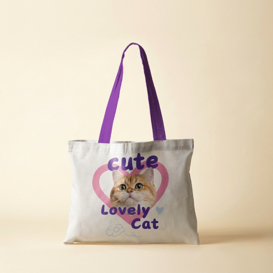 Purrfect Prints – Custom Cat Canvas Tote Bag Collection packaging included – Lizzie & Friends