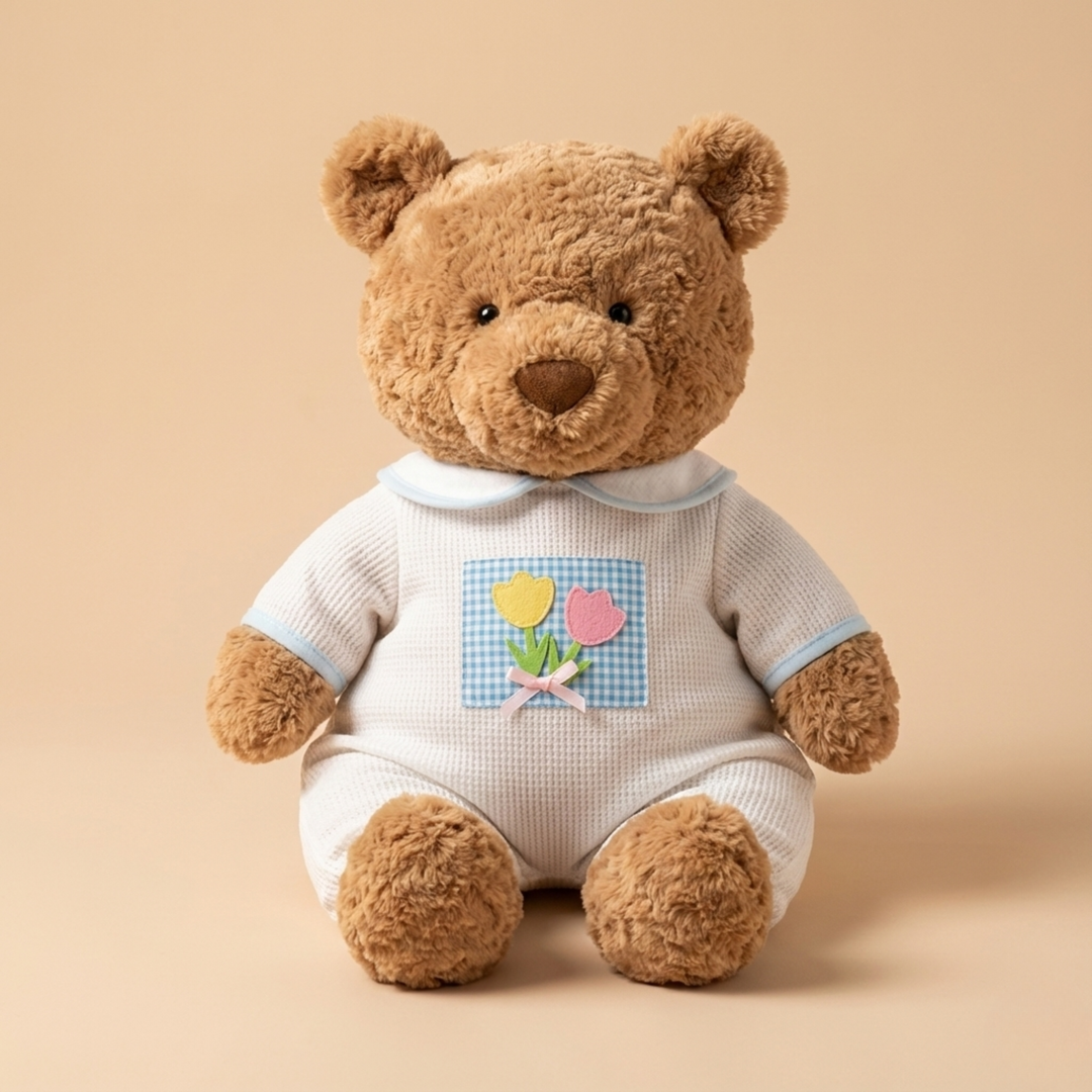Jellycat Blue Collar Tulip Romper Outfit (For 47cm Plush) – Jellycat plush stuffed animal outfit handmade doll clothes acc...