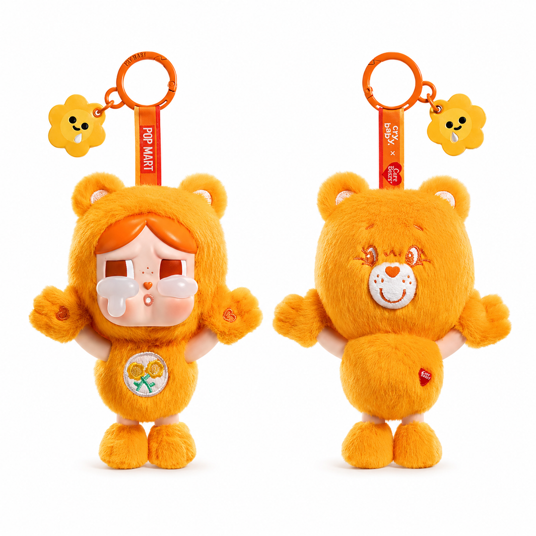 CRYBABY × Care Bears Series Vinyl Plush Pendant Blind Box (Pre-Order) – Single Box, Full Set or Choose Your Figure