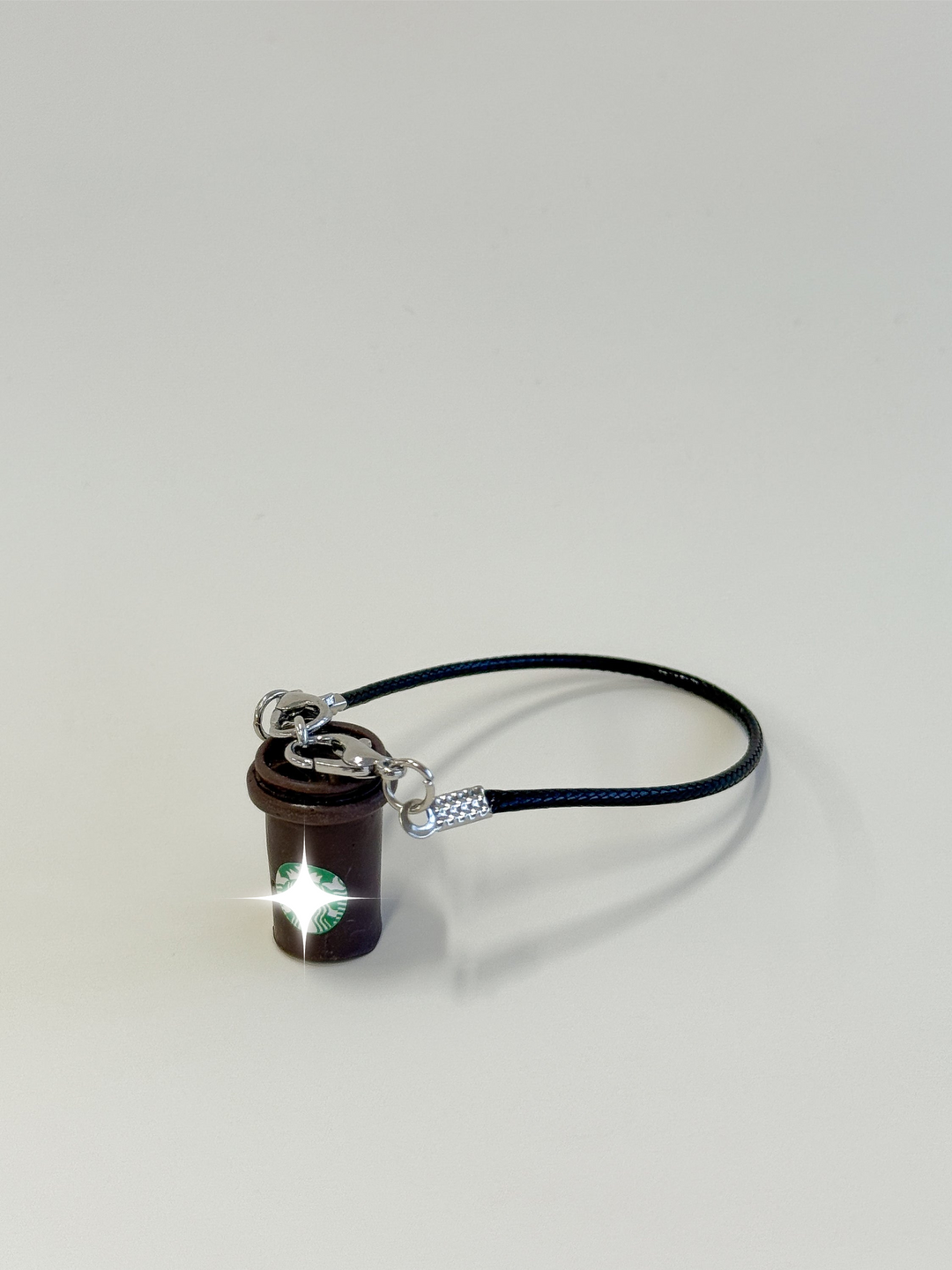 Labubu Mini Coffee Charm – Rich Espresso Edition