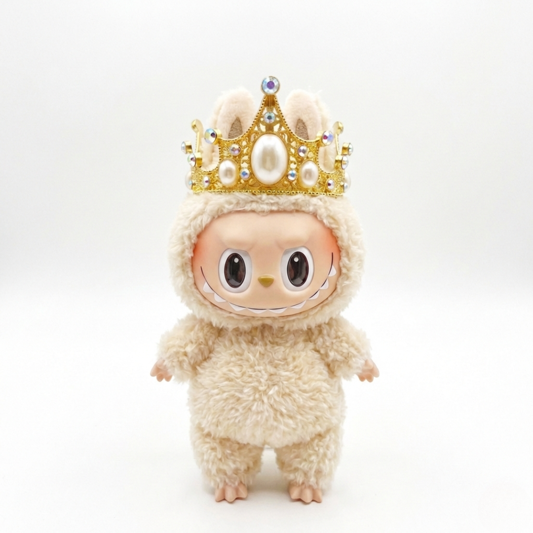 Labubu Royal Jeweled Pearl Crown