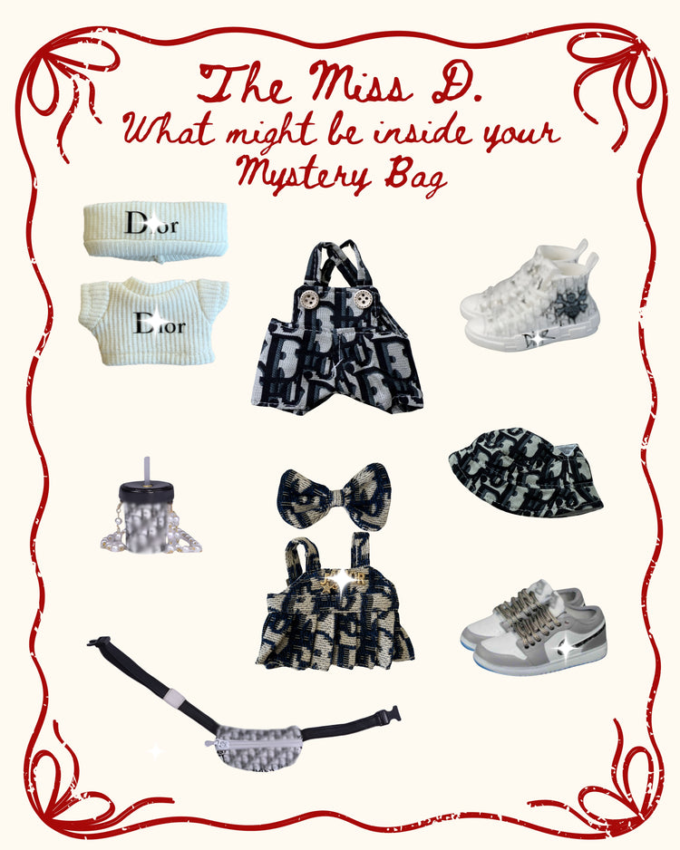 Labubu Accessories Mystery Bag – Deluxe Edition close-up detail shot – Lizzie & Friends
