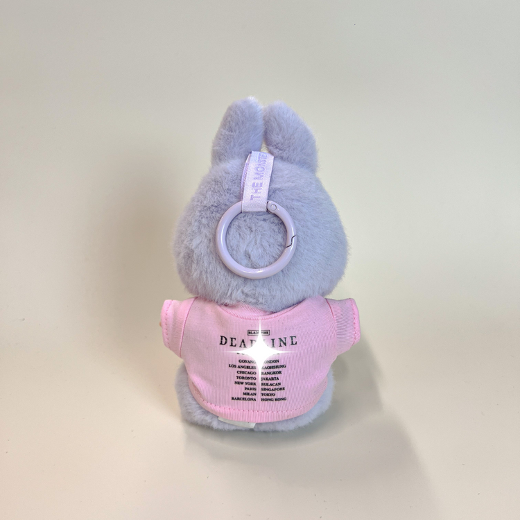 Labubu Concert Outfit Set – Pink Tour Tee with Mini Fan Lightstick (2 Items) back view detail – Lizzie & Friends
