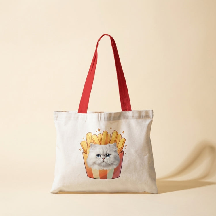 Purrfect Prints – Custom Cat Canvas Tote Bag Collection alternate variant – Lizzie & Friends
