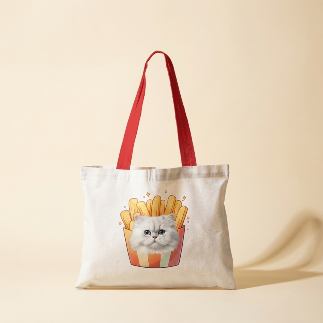 Purrfect Prints – Custom Cat Canvas Tote Bag Collection alternate variant – Lizzie & Friends