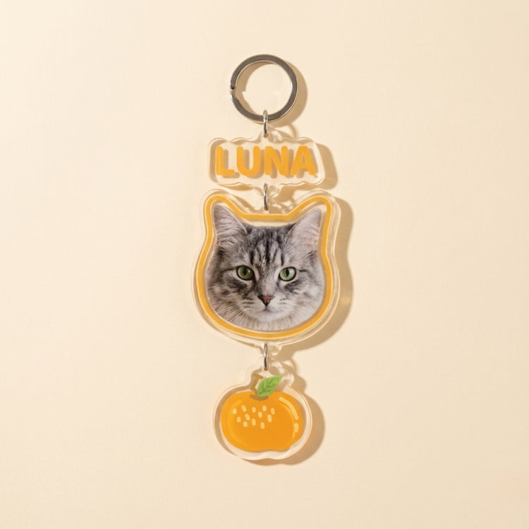 Personalized Acrylic Pet Keychain Charm – blind box keychain kawaii collectible mystery bag charm