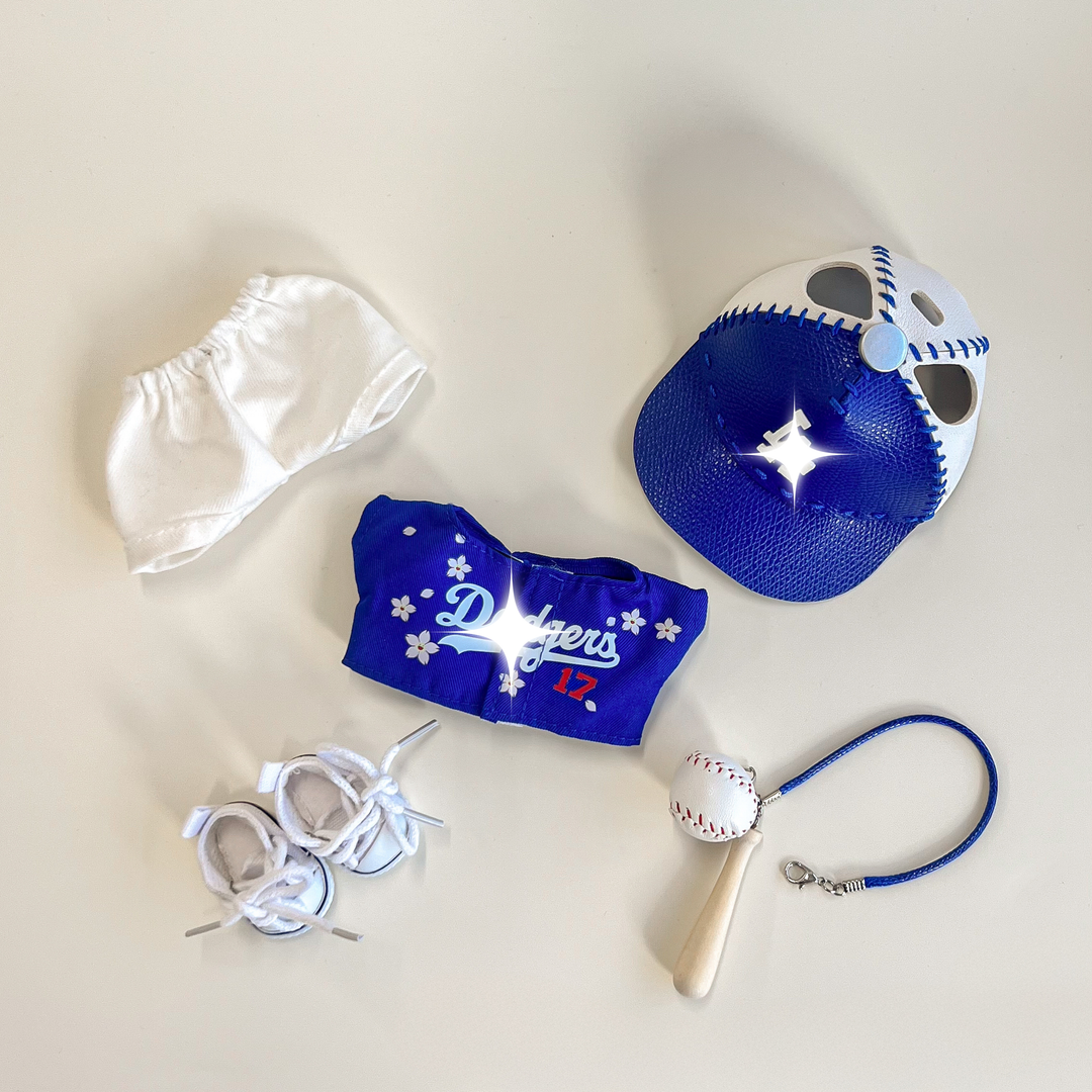 Labubu Baseball Outfit Set – Tokyo Edition