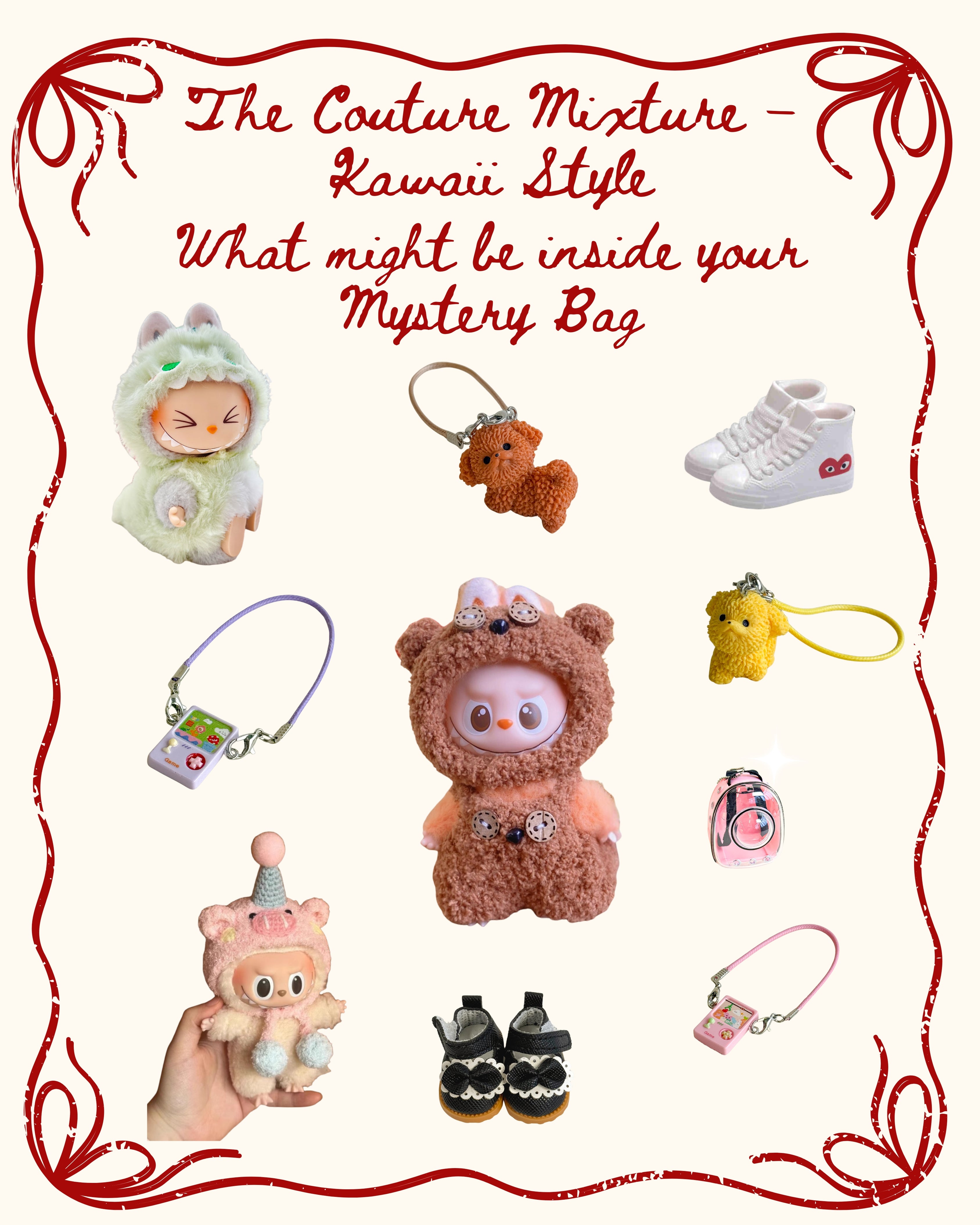 Labubu Accessories Mystery Bag – Exclusive Edition packaging included – Lizzie & Friends