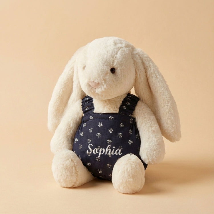 Jellycat Embroidered Plush Carrier (Suitable for 28–31 cm Plush) back view detail – Lizzie & Friends
