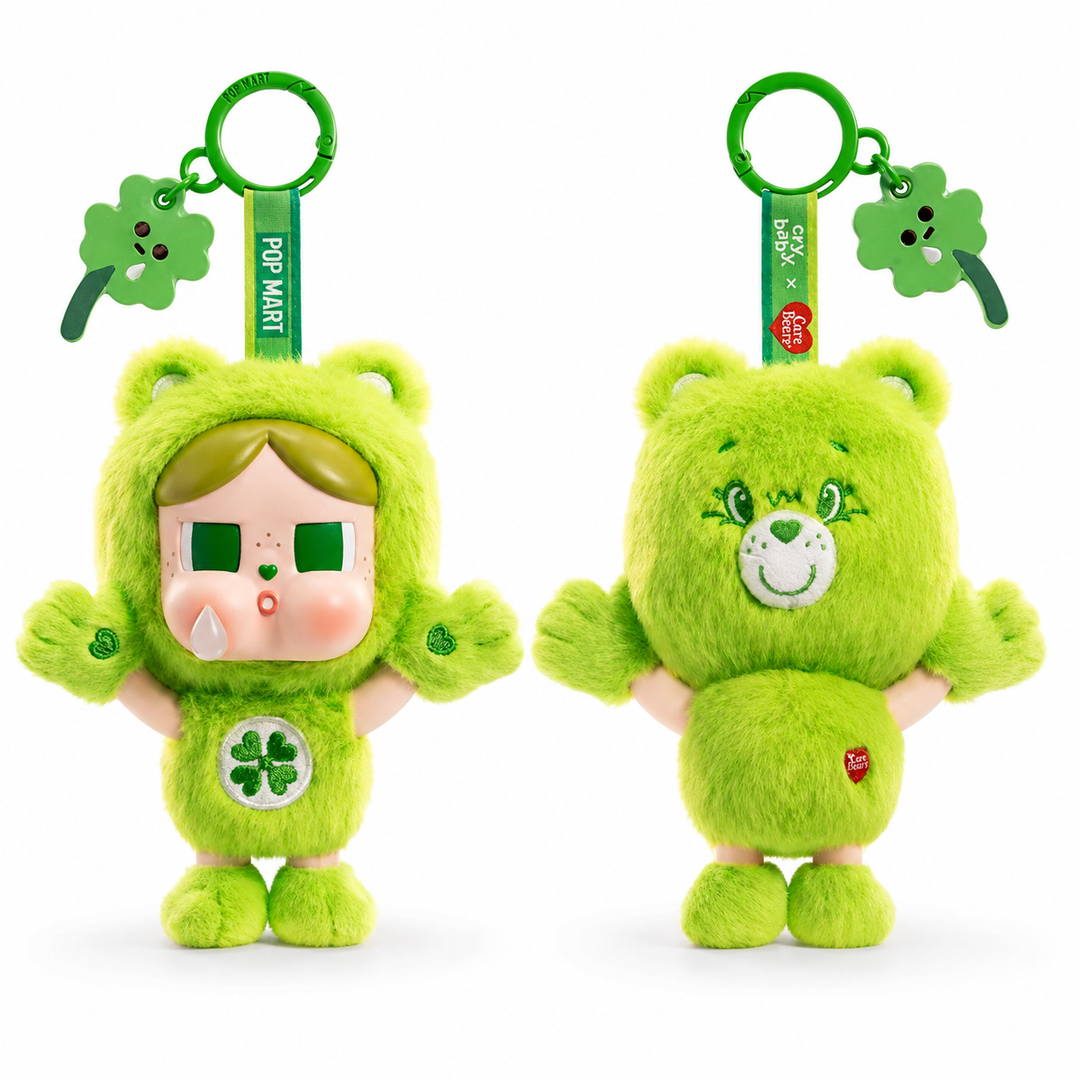 CRYBABY × Care Bears Series Vinyl Plush Pendant Blind Box (Pre-Order) – Single Box, Full Set or Choose Your Figure