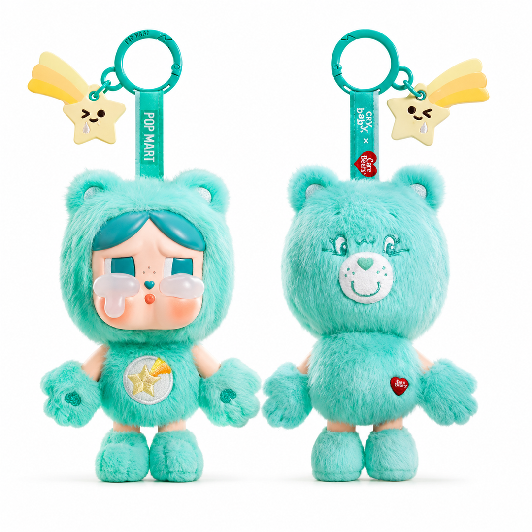 CRYBABY × Care Bears Series Vinyl Plush Pendant Blind Box (Pre-Order) – Single Box, Full Set or Choose Your Figure