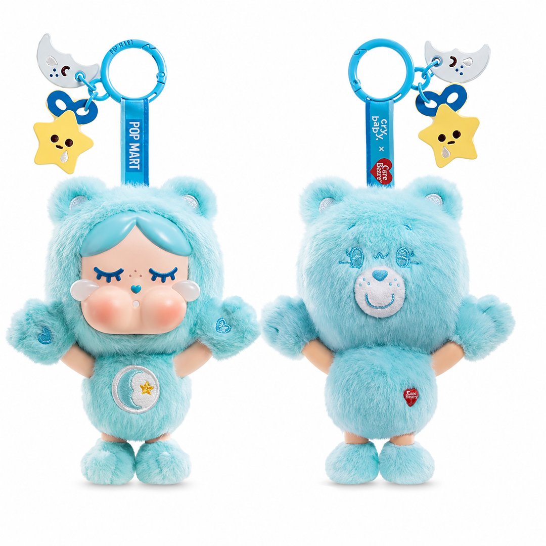CRYBABY × Care Bears Series Vinyl Plush Pendant Blind Box (Pre-Order) – Single Box, Full Set or Choose Your Figure